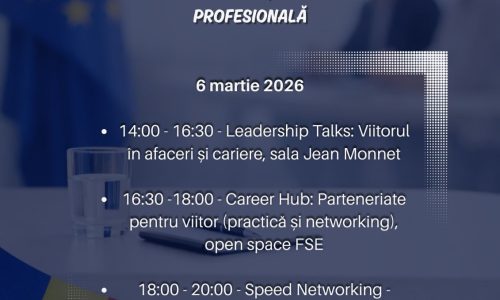 Conferință studențească aplicată: antreprenori și studenți europeni în dialog – afaceri, carieră & colaborare profesională