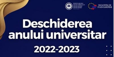 Deschiderea anului universitar 2022-2023