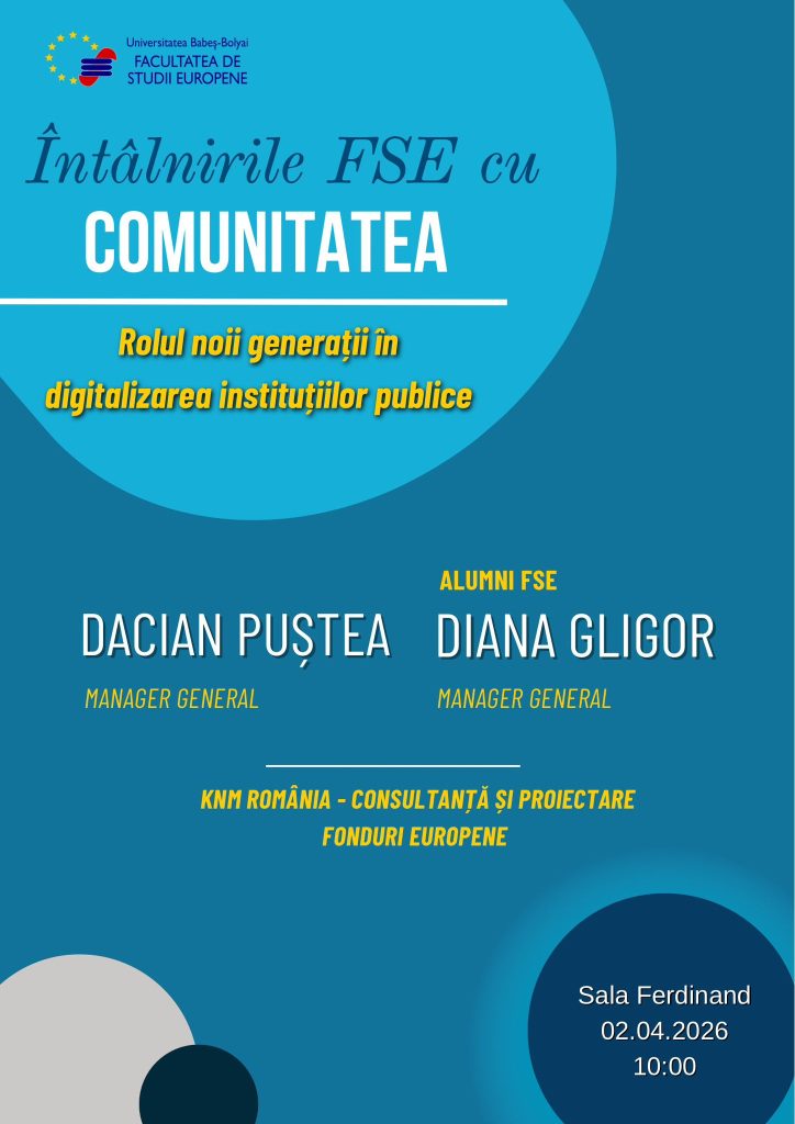 Fse Notes Întâlnirile FSE cu Comunitatea - Facultatea de Studii Europene