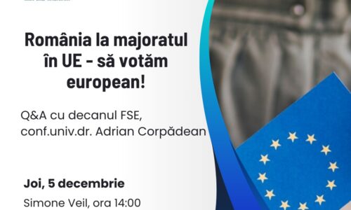 România la majoratul în UE – să votăm european!