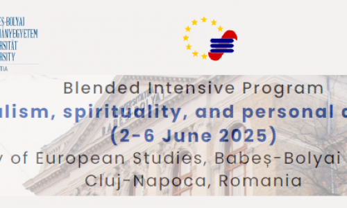 Blended Intensive Program. Neoliberalism, spirituality, and personal development,  2-6 June 2025